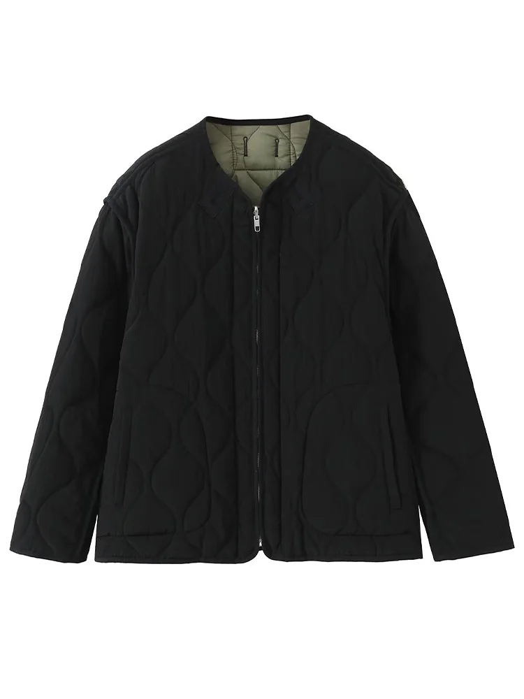 Hh зимнее женское свободное двустороннее - Фотография_3