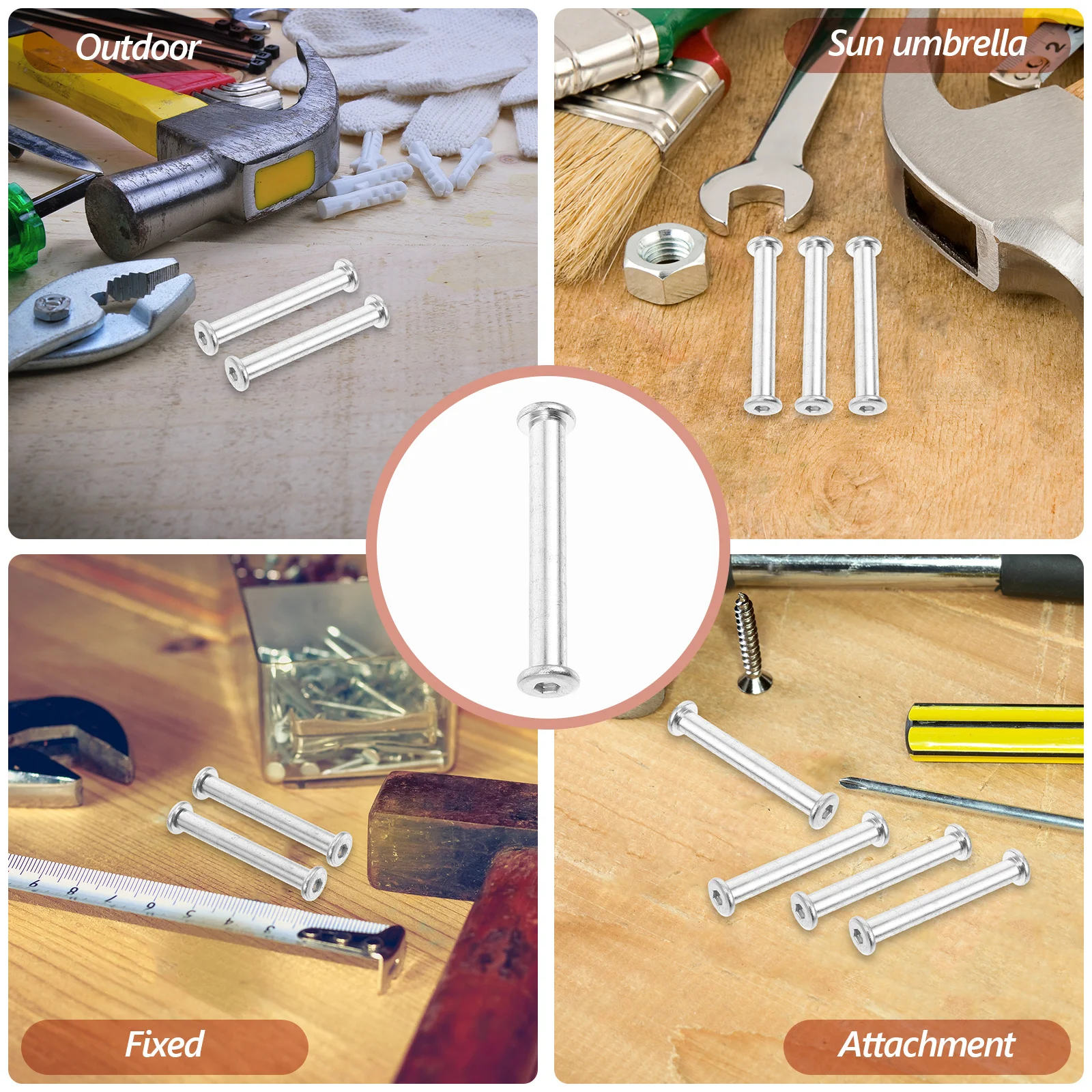Крепежные винты для уличной ручки для зонта - Фотография_5