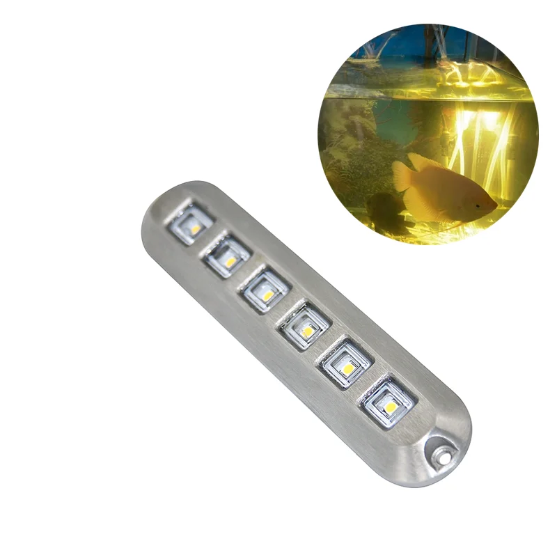 Rgb rgbw светодиодный подводный морской светильник для лодки