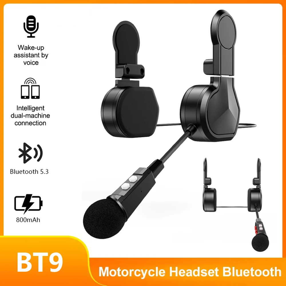Новый bt9 мотоциклетный bluetooth-гарнитура