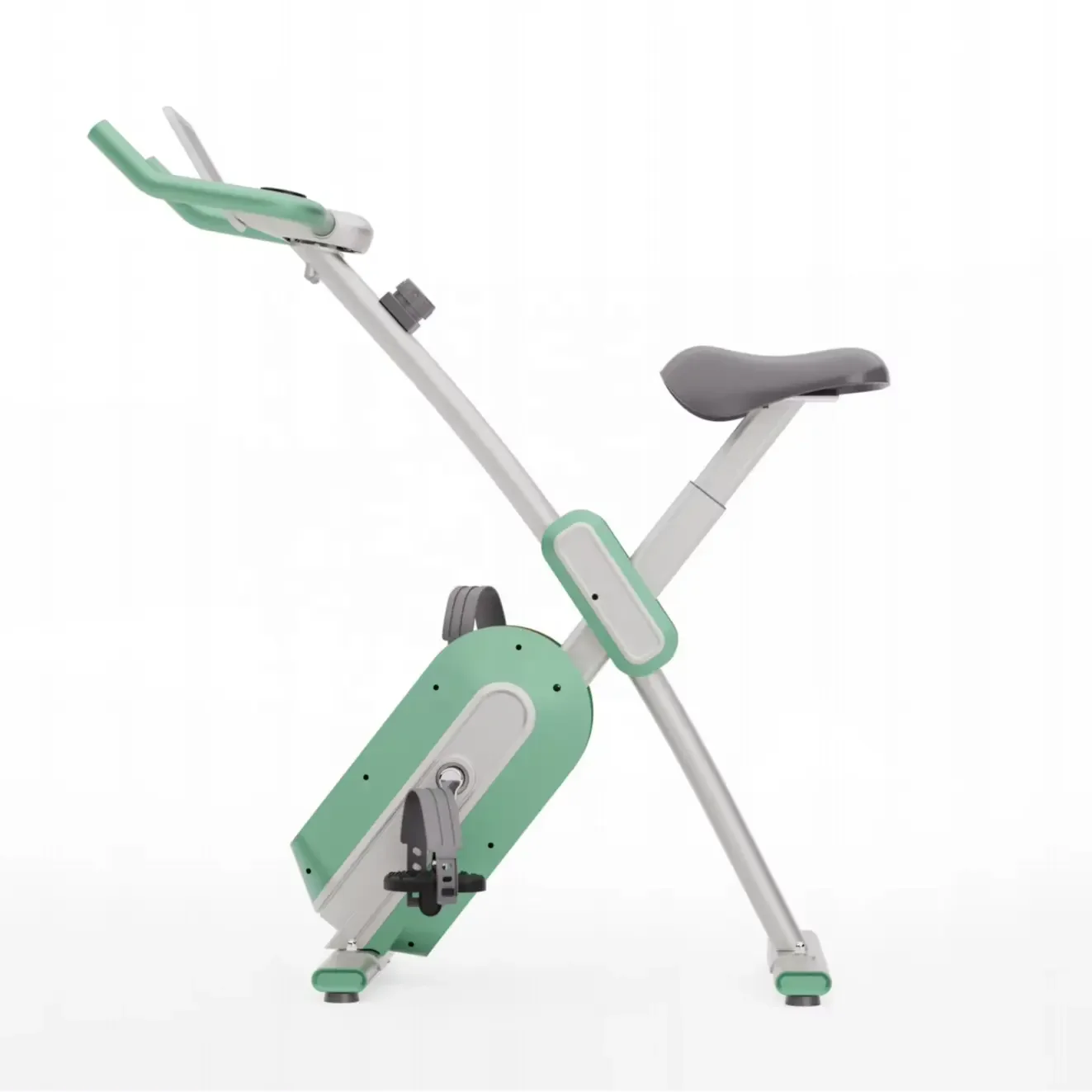 Профессиональный магнитный лежачий складной велосипед для фитнеса - Фотография_3