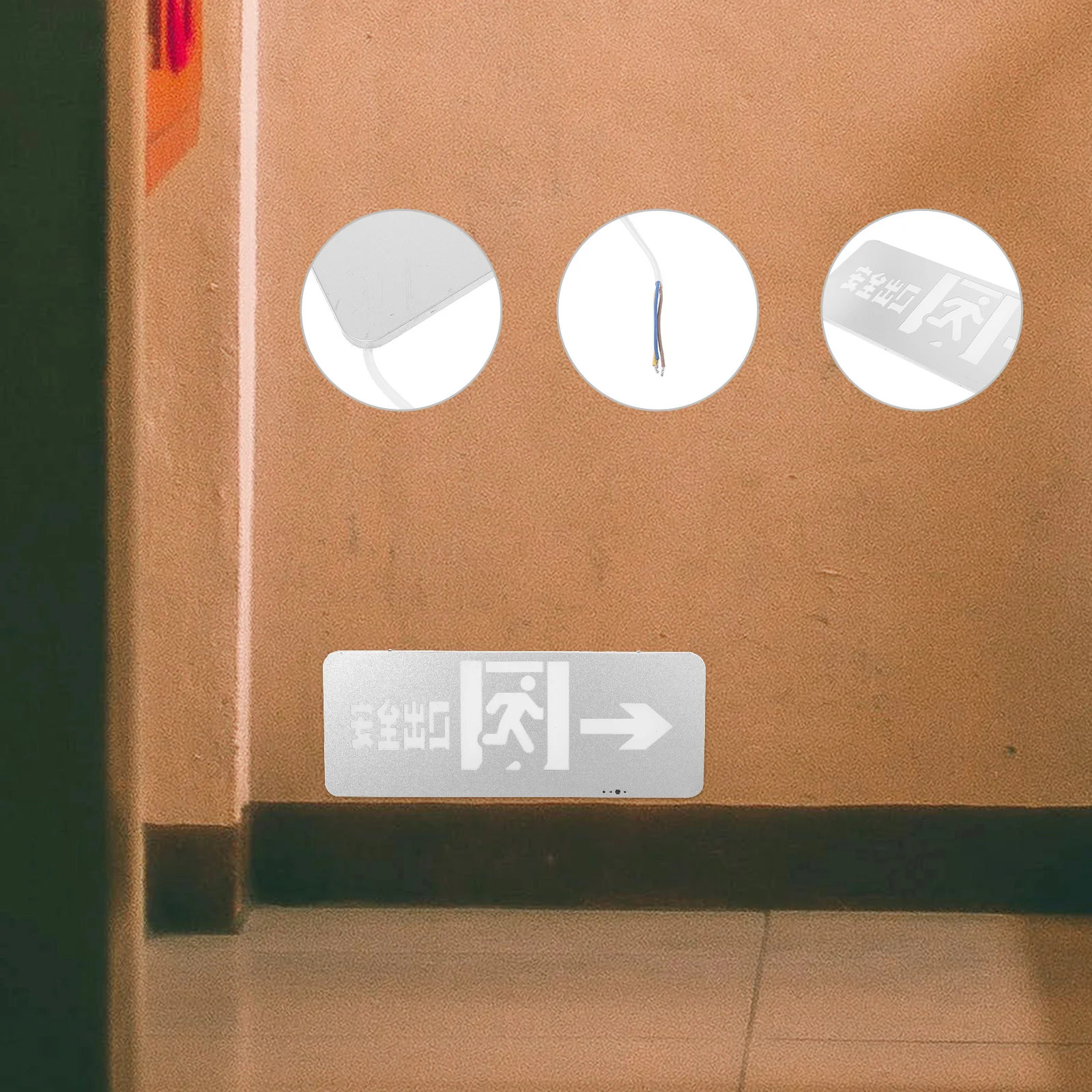 Знак выхода безопасности из нержавеющей стали - Фотография_6