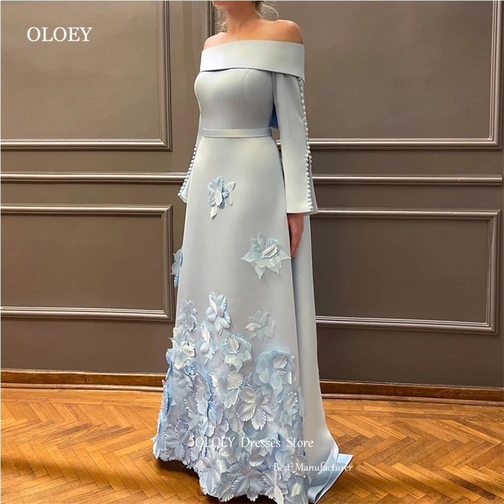 Oloey элегантные светло-голубые