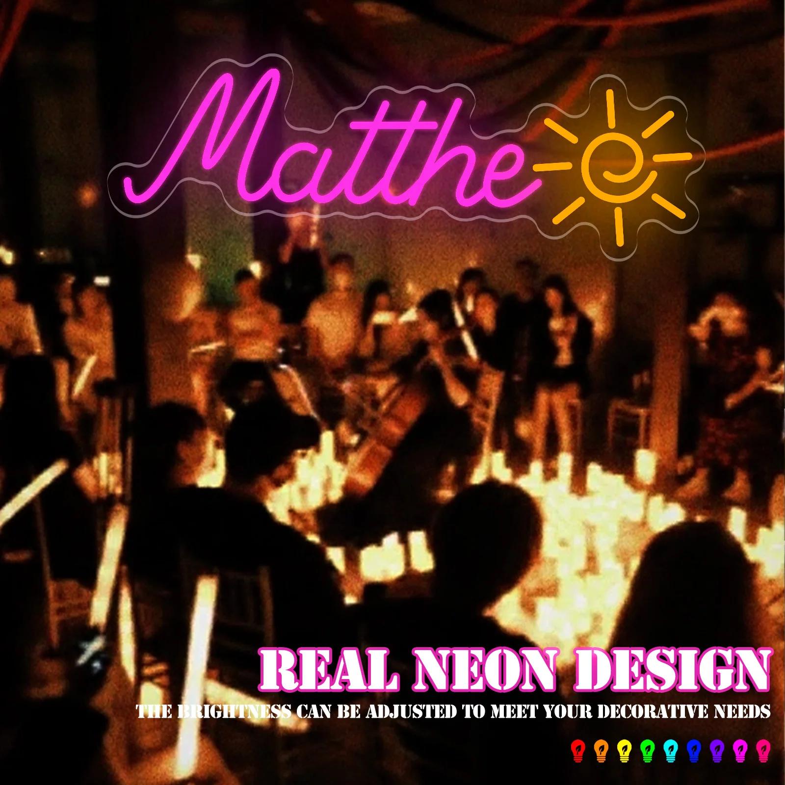 Изготовленная на заказ светодиодная неоновая вывеска с питанием от usb