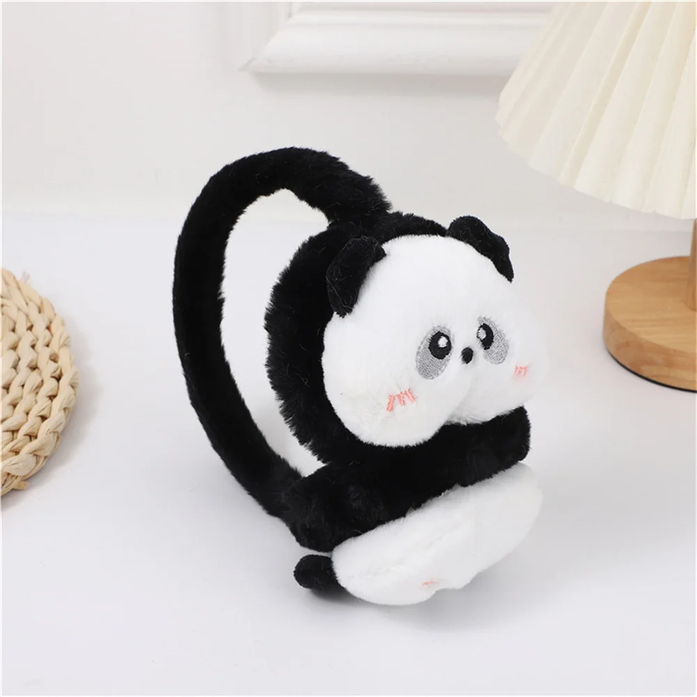 Зимние теплые наушники с мультяшными животными - Фотография_3