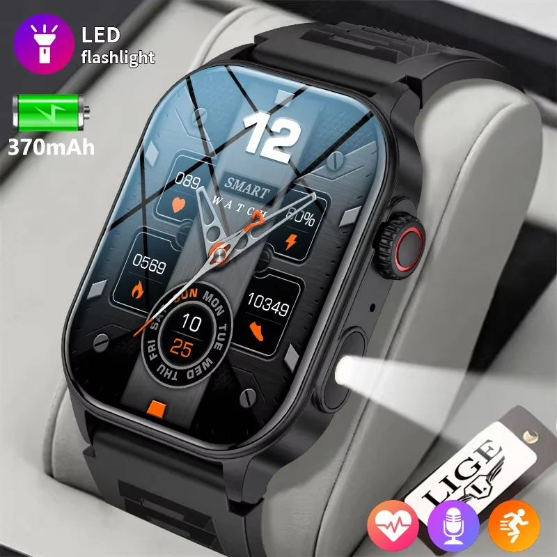 Lige смарт-часы для мужчин bluetooth