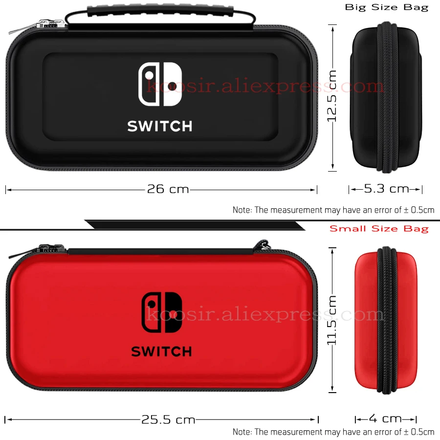 Портативная ручная сумка для хранения nintendo switch - Фотография_4