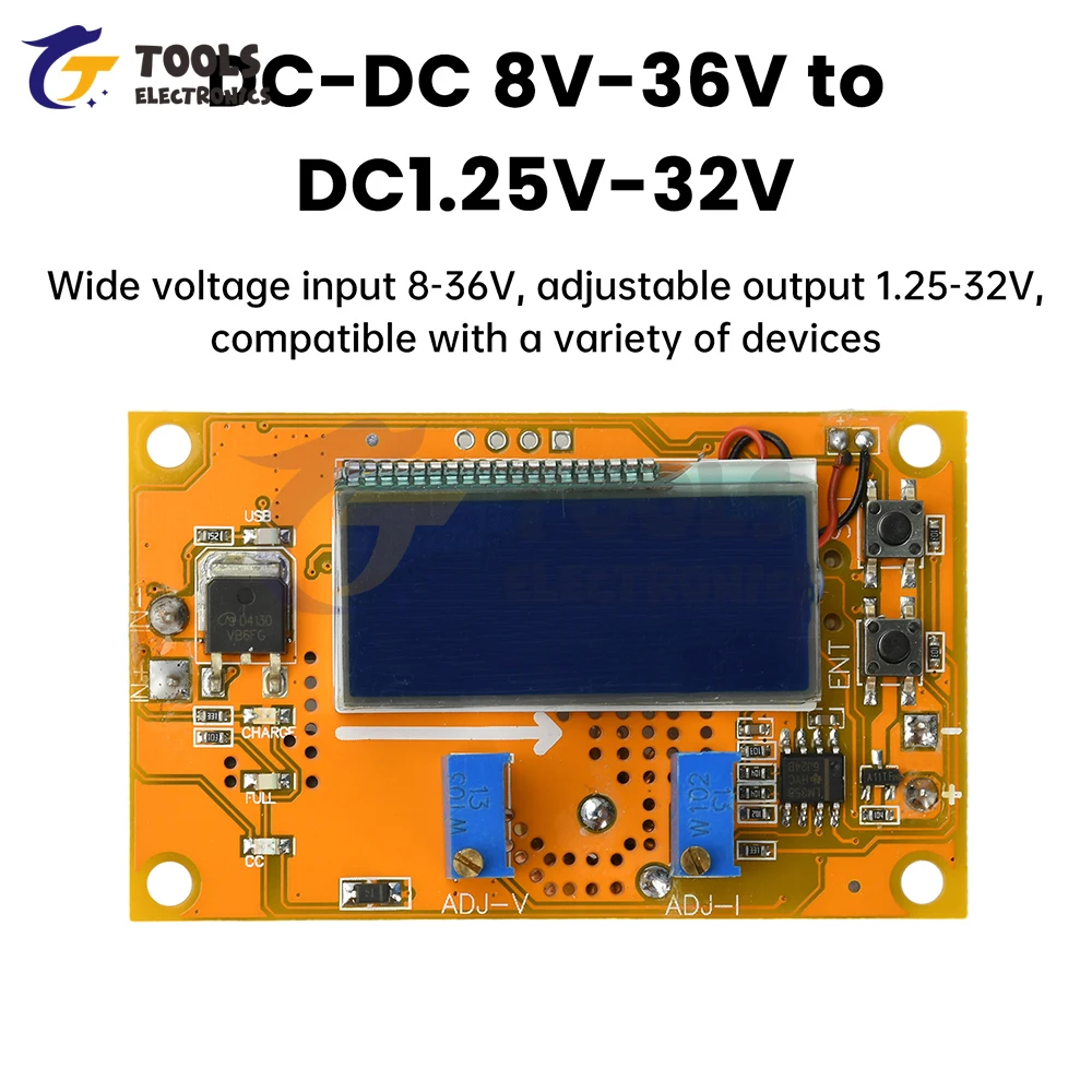 Регулируемый понижающий преобразователь постоянного тока от 8 в-36 в до 1 - Фотография_2