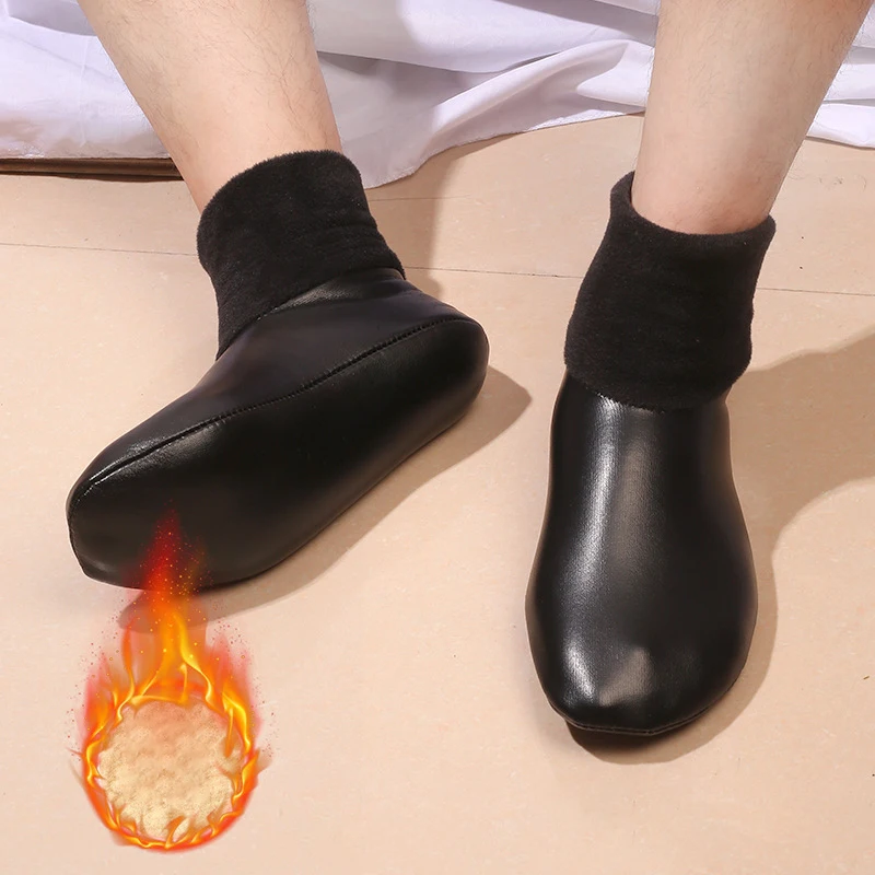 Теплые носки, зимние бархатные утепленные носки для взрослых - Фотография_5