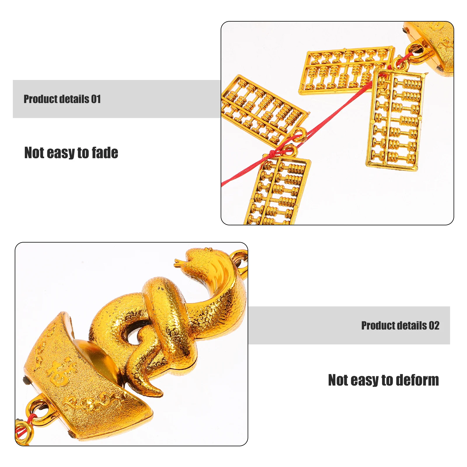 Yuanbao змея подвесной декор китайский - Фотография_6