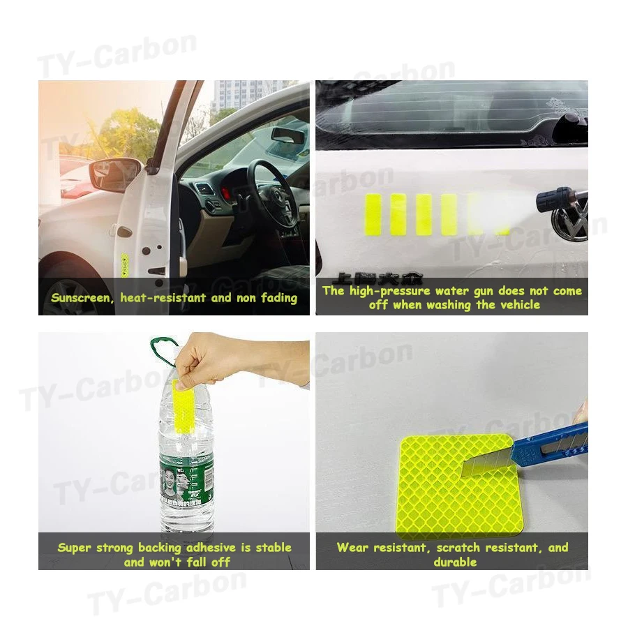 Светоотражающие автомобильные наклейки на ночь - Фотография_2