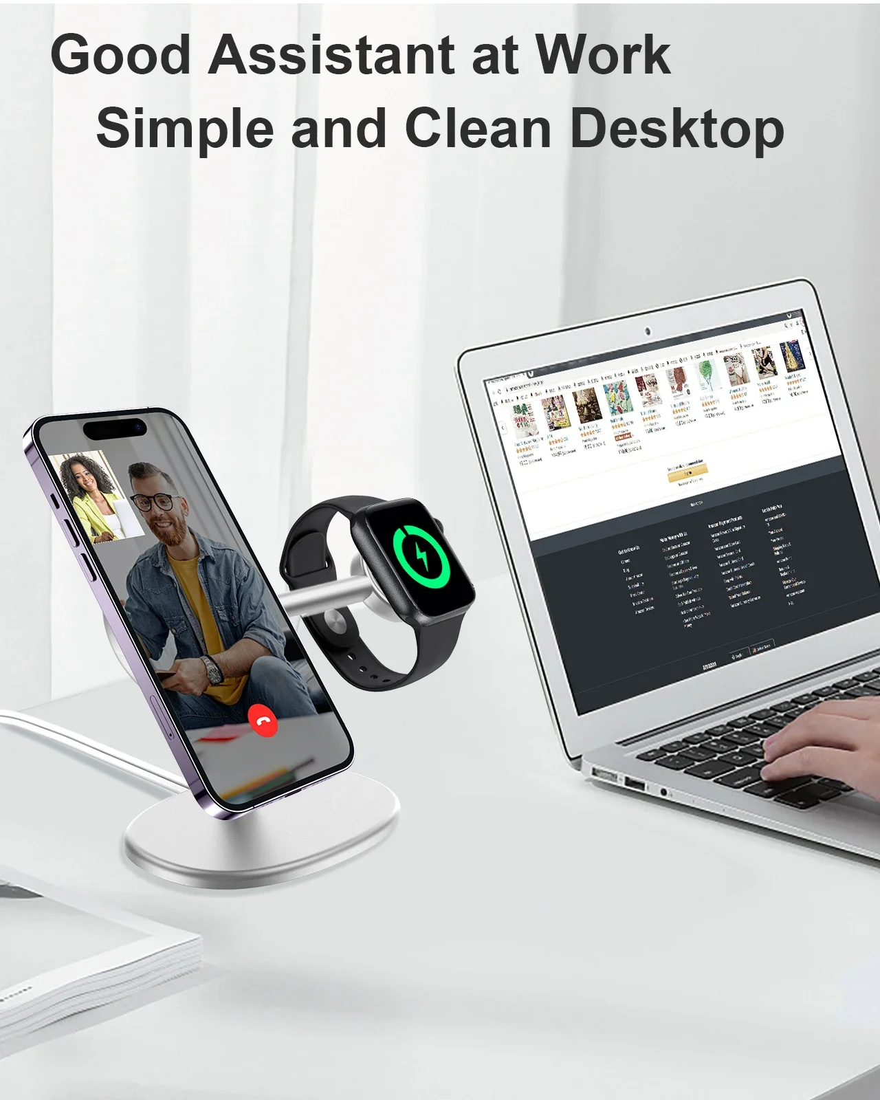 Настольная подставка для телефона ewa 2-в-1 - Фотография_4