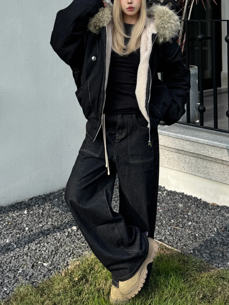 Эстетическая черная элегантная куртка 2000-х годов - Фотография_4