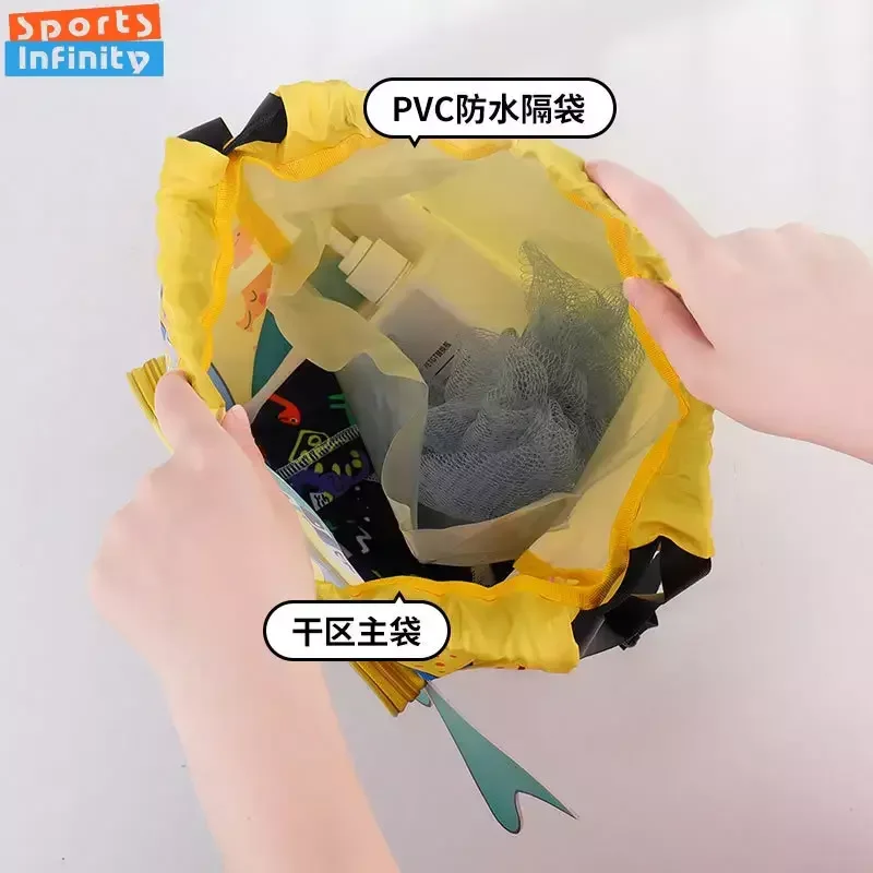 Детская сумка для плавания с героями мультфильмов - Фотография_3