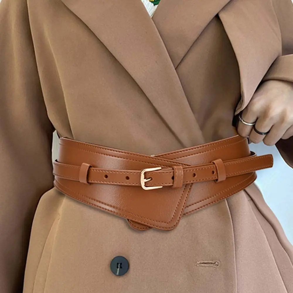 Модный пояс из искусственной кожи с пряжкой из сплава - Фотография_3