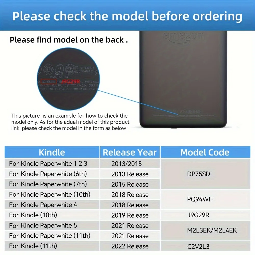 Прозрачный чехол для kindle paperwhite 6 5 4 3 2 1 - Фотография_2