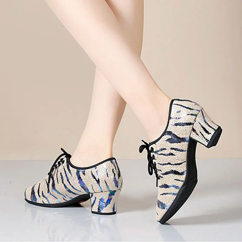 Новая модная женская обувь для бальных танцев - Фотография_5