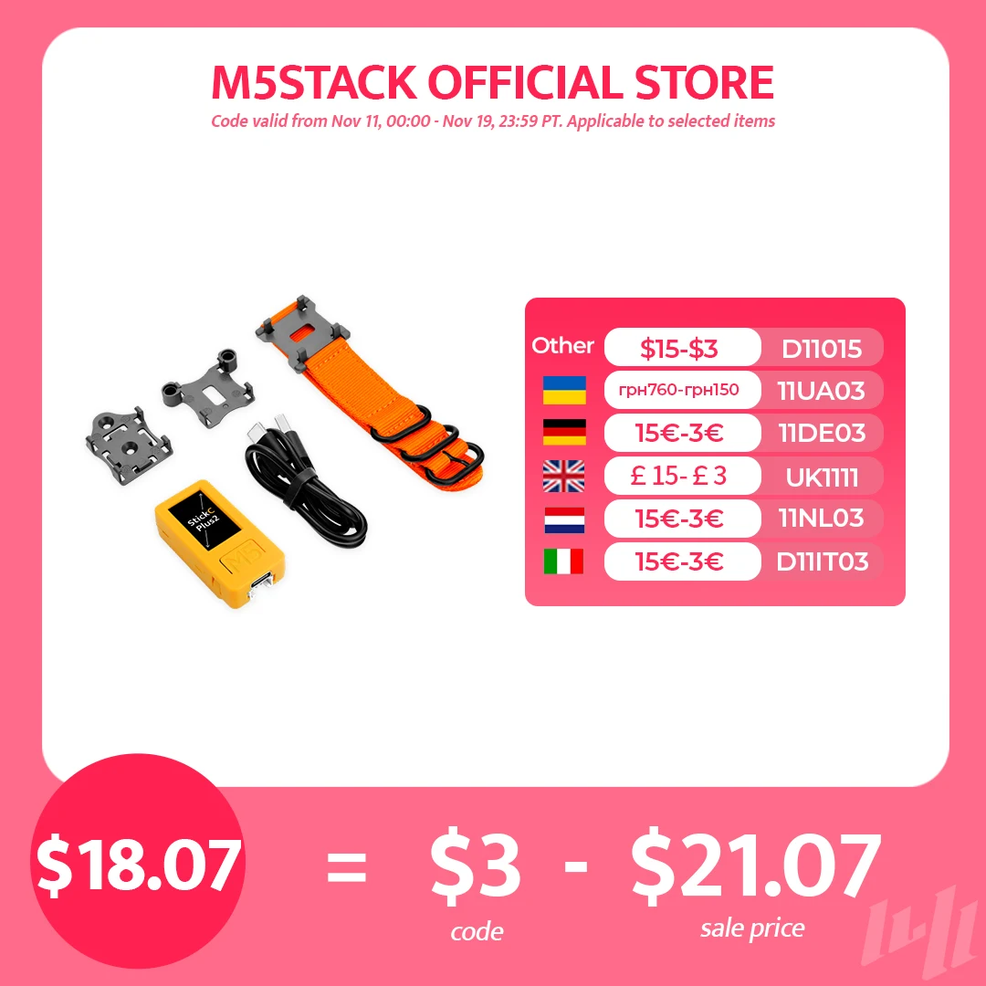 Официальный m5stack m5stickc plus-plus2 - Фотография_2
