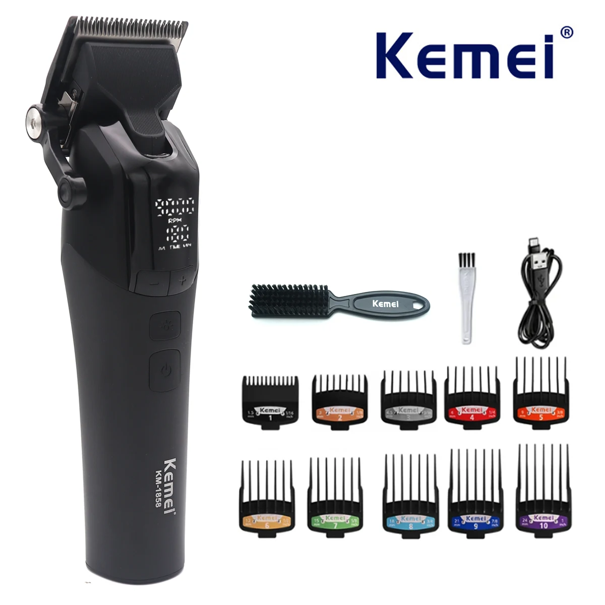 Kemei km-1858 профессиональная