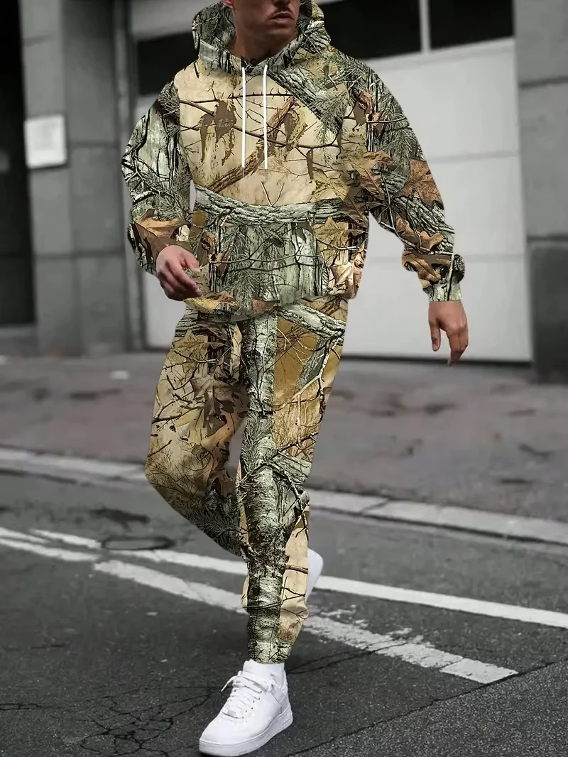 Камуфляжные толстовки с 3d принтом дикого кабана и животного - Фотография_6