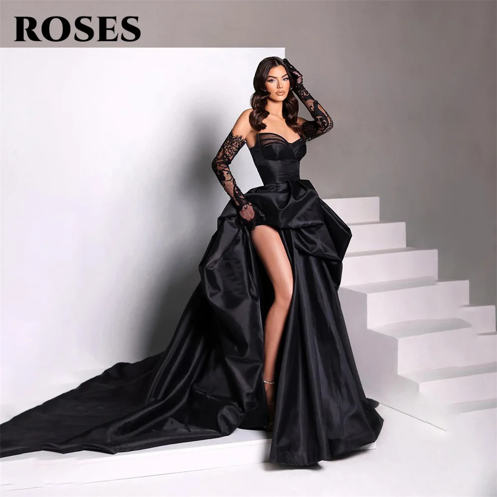 Roses a line черные платья для