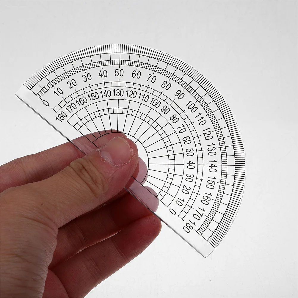 Набор геометрии транспортир треугольные - Фотография_6
