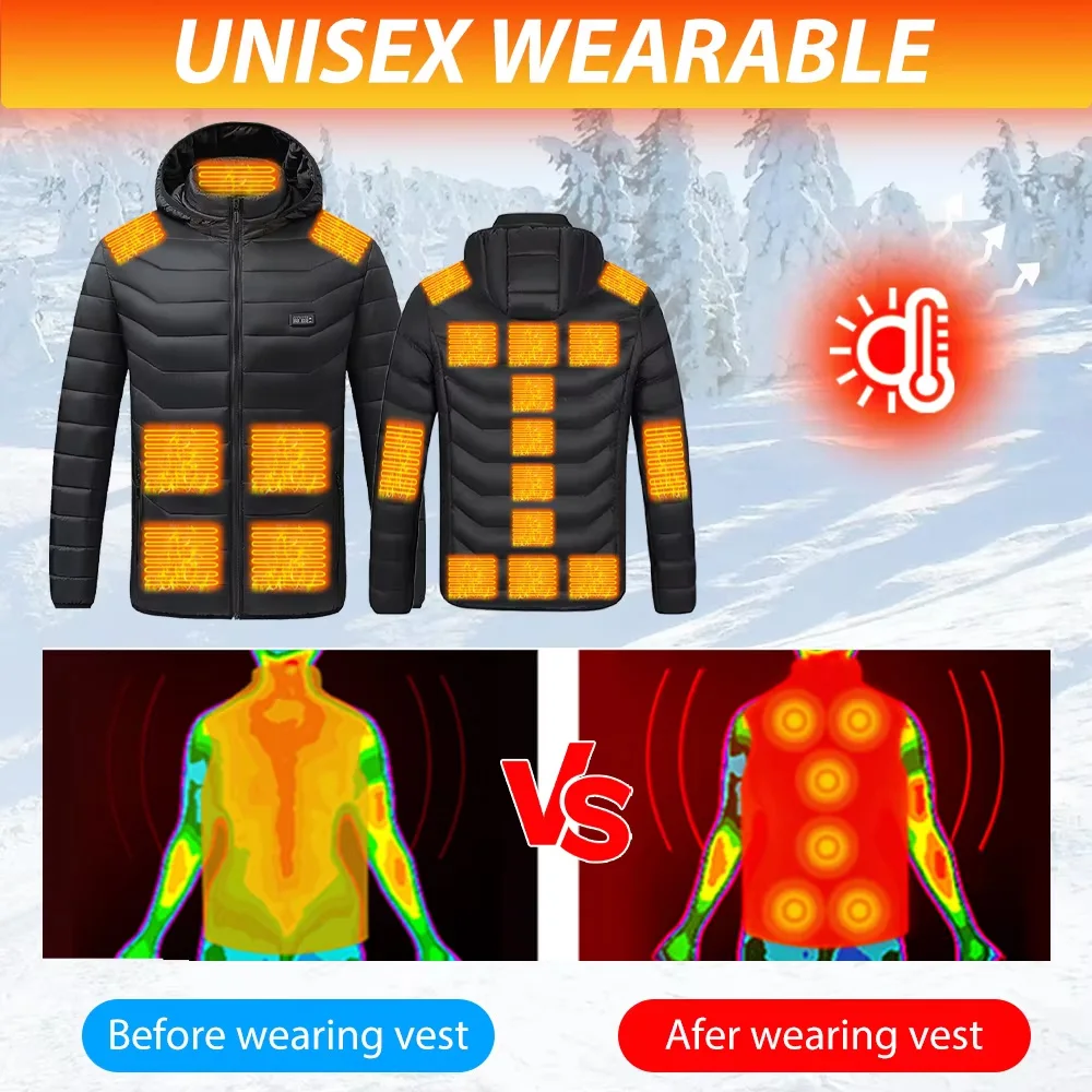 Унисекс куртка с электрическим подогревом - Фотография_4