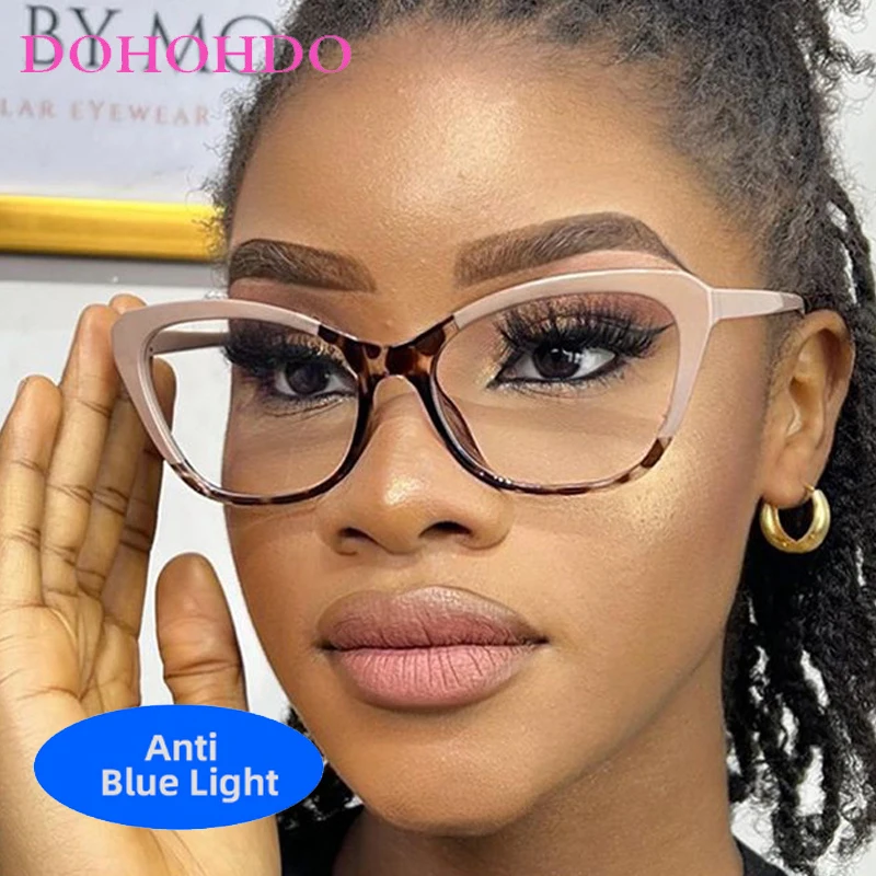 Классические очки tr90 «кошачий глаз» с защитой от синего света - Фотография_2