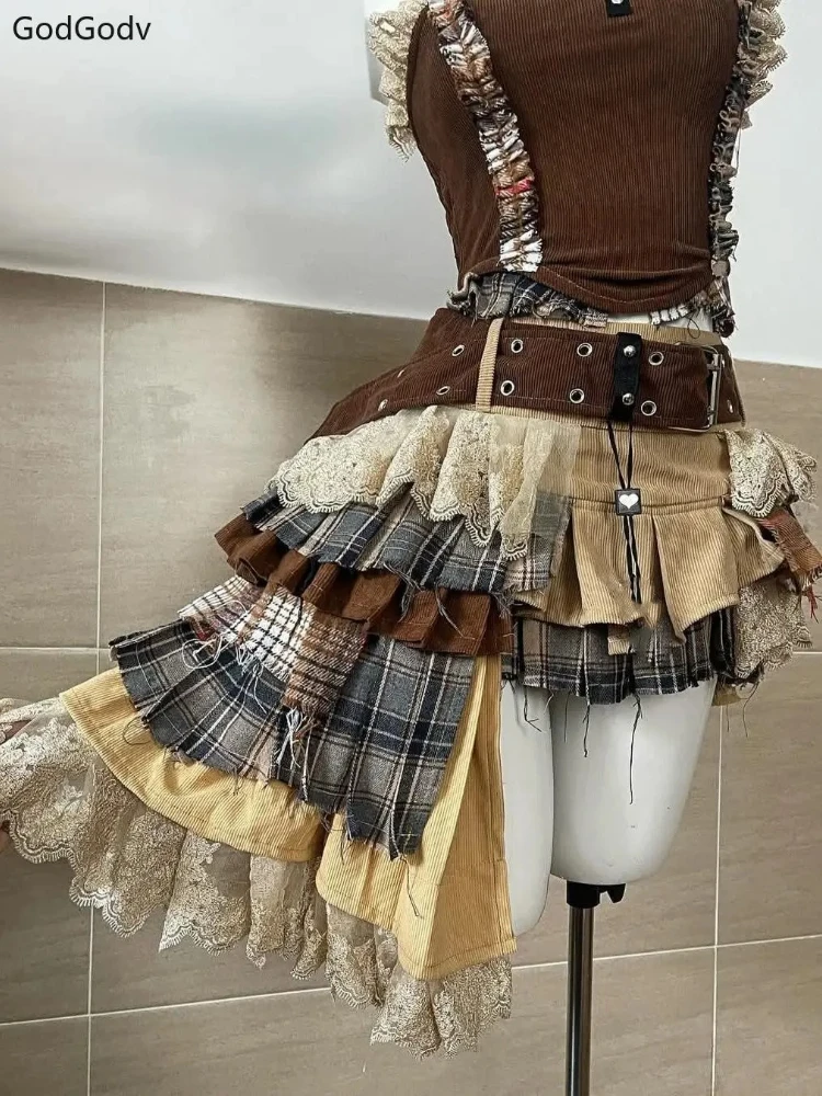 Летние винтажные элегантные женские комплекты из 2 предметов y2k - Фотография_3