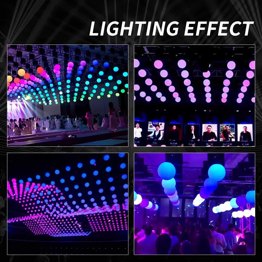 Светодиодный cnc подъемный шар rgb - Фотография_4