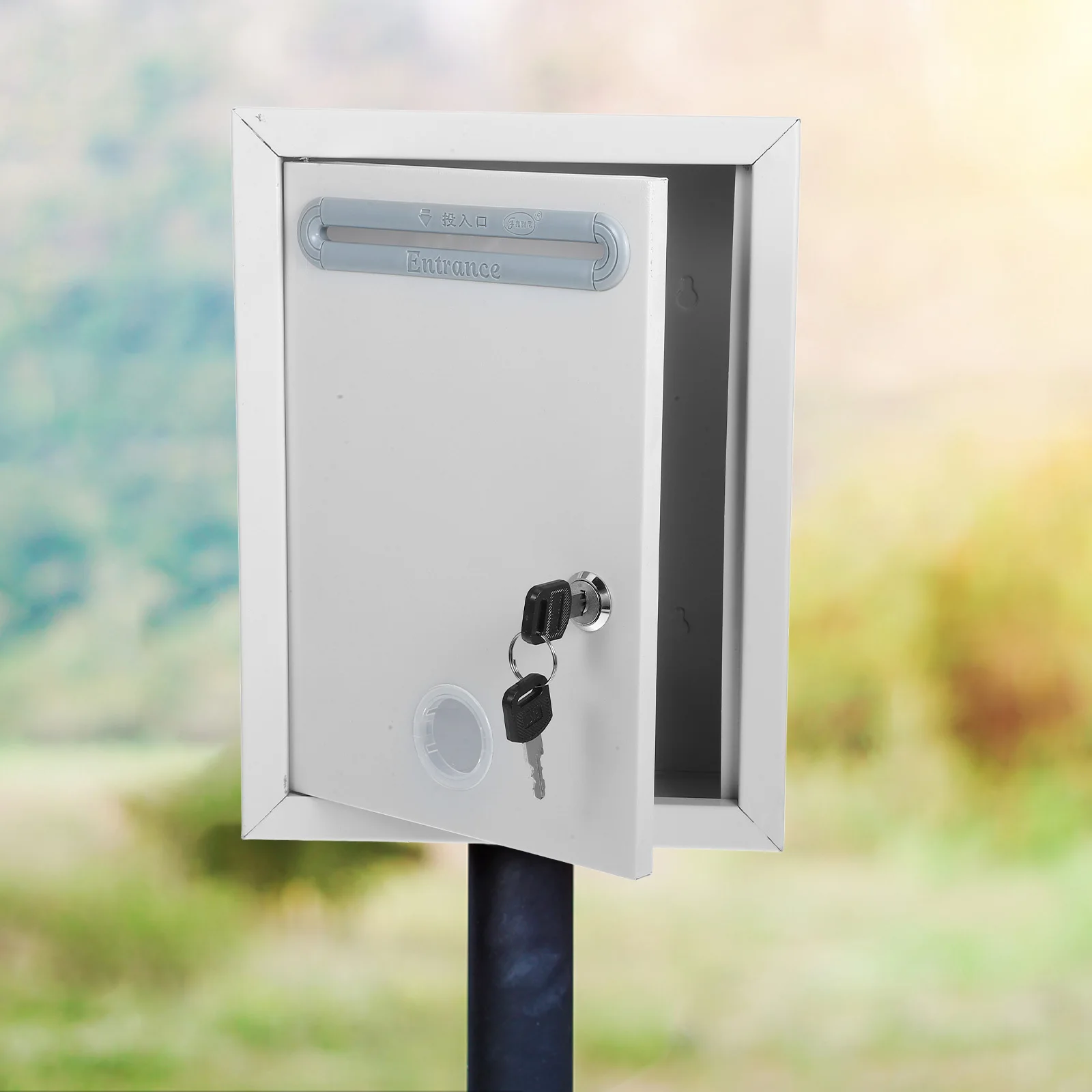 Запираемый металлический почтовый ящик - Фотография_2