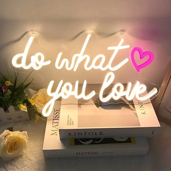 Do what you love неоновая вывеска - Фотография_5