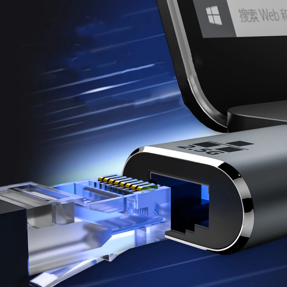 Мбит/с ethernet-адаптер type-c thunderbolt3 к rj45 lan rtl8156 2 - Фотография_3