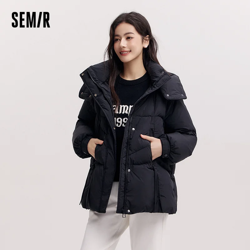 Semir пуховик средней длины женский - Фотография_2