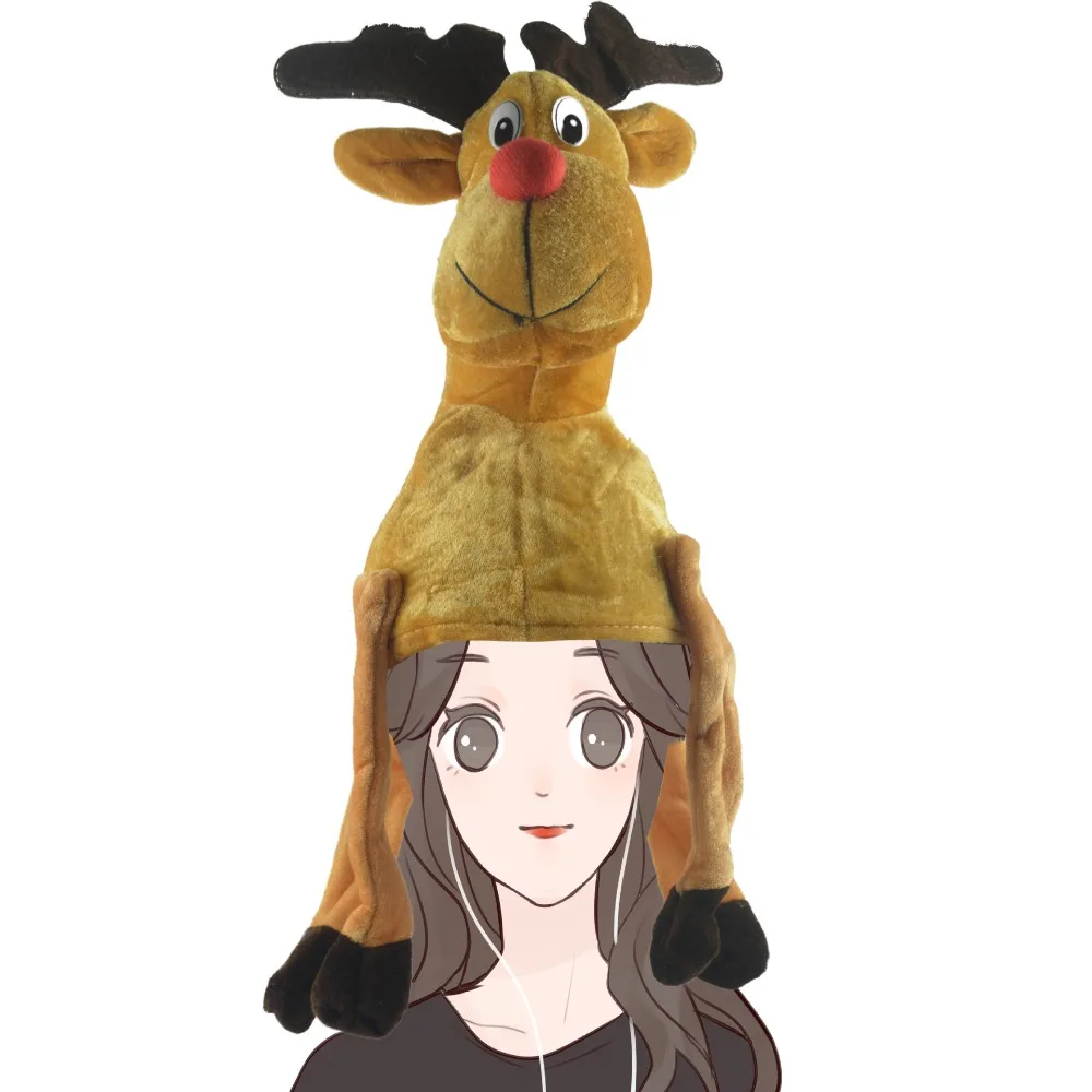 Креативная мультяшная рождественская шапка санта-клауса - Фотография_4