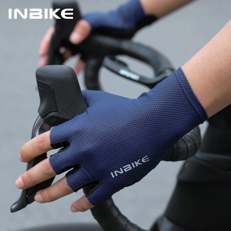 Inbike велосипедные перчатки с половиной пальца