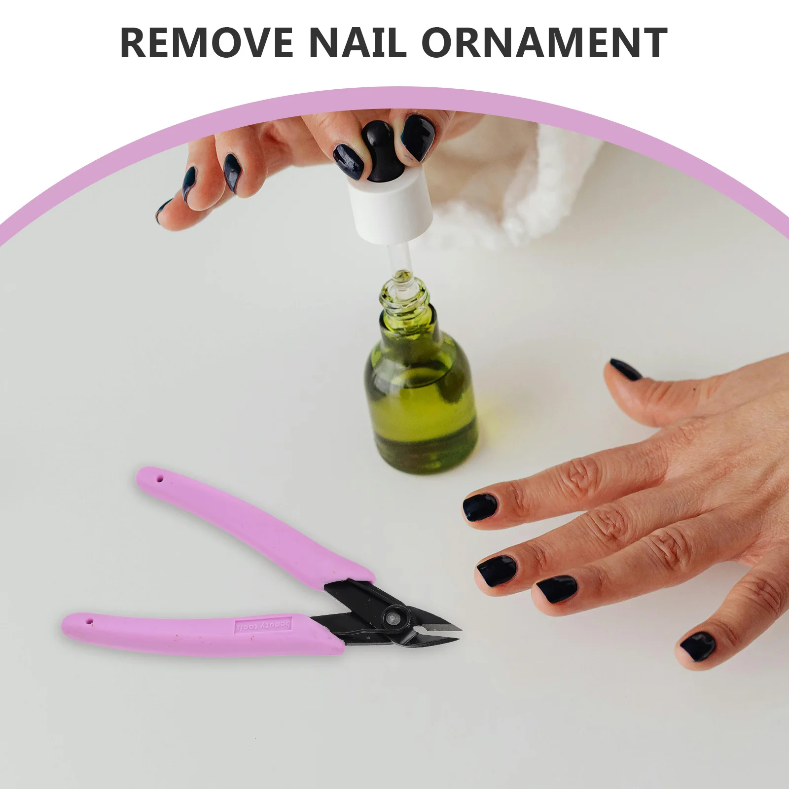 Прочный инструмент для удаления ногтей со стразами из нержавеющей стали - Фотография_5