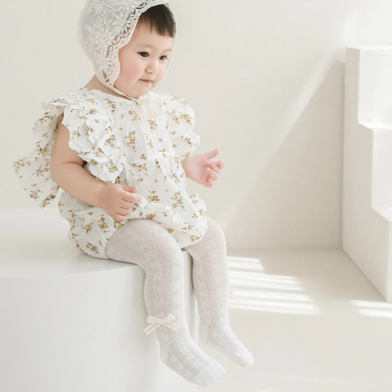 Летние сетчатые тонкие колготки - Фотография_4