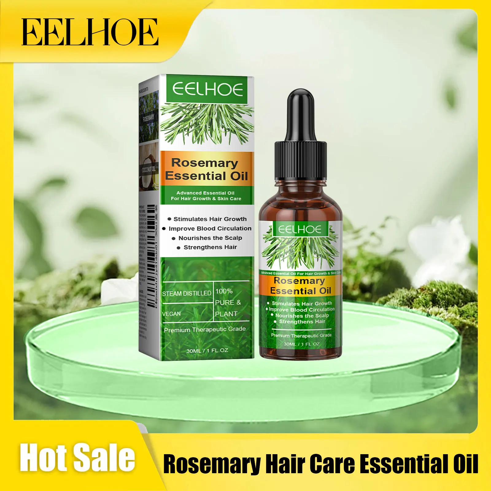 Eelhoe розмарин для ухода за волосами