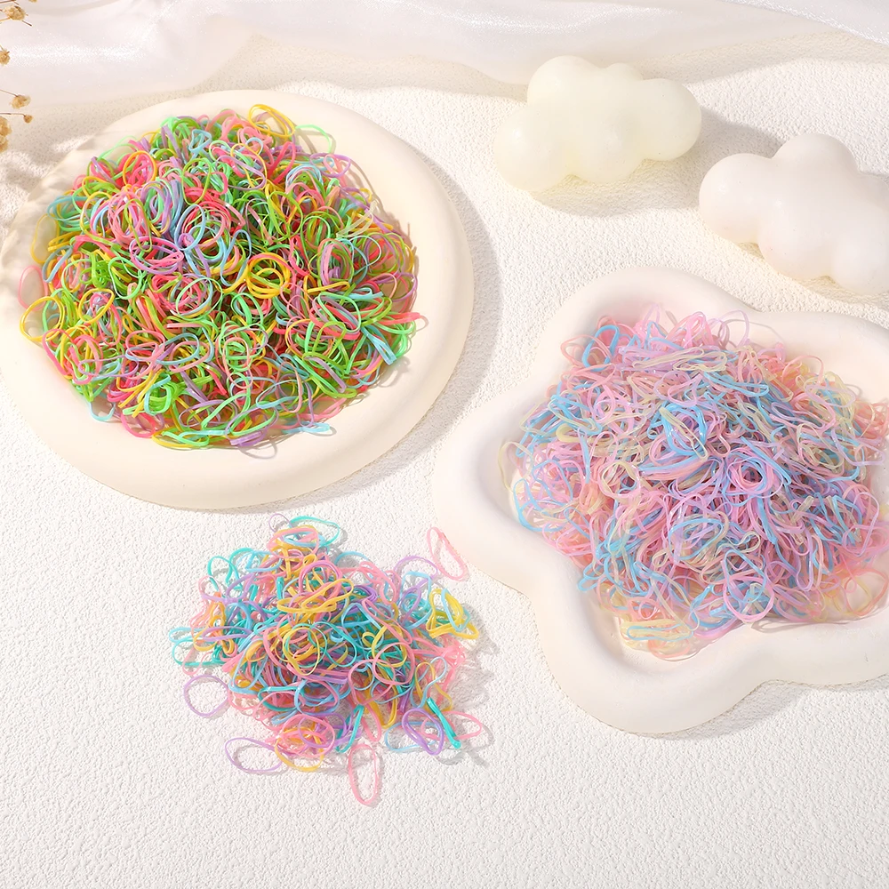 Красочные одноразовые резинки для девочек - Фотография_5
