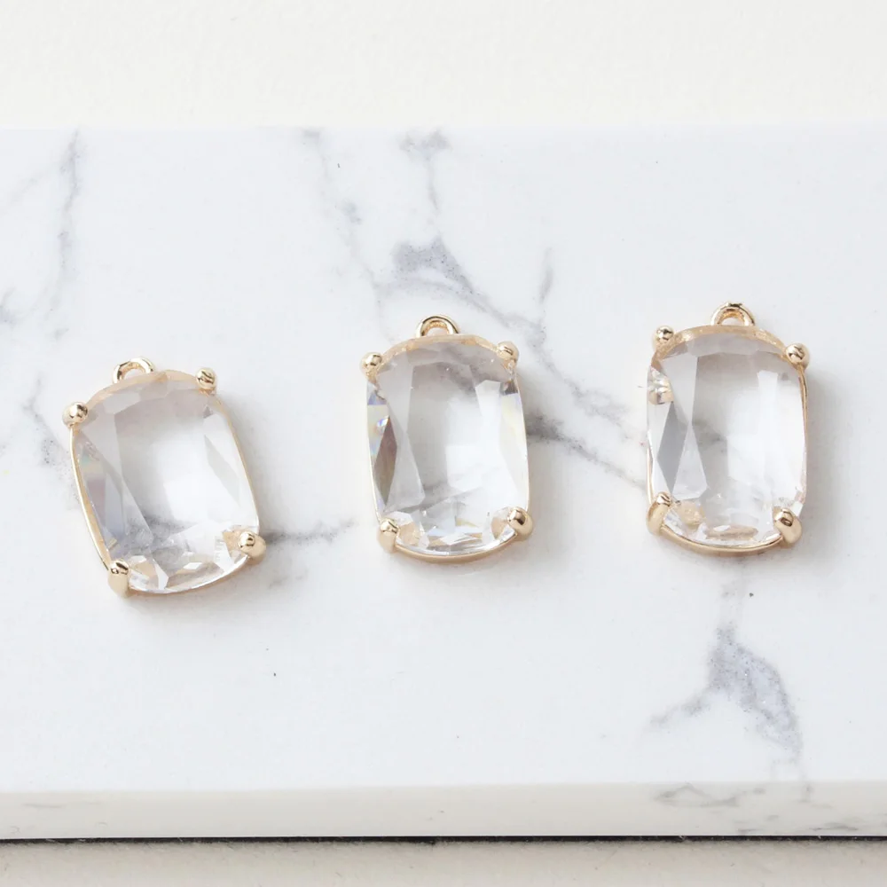 Ожерелье с прямоугольным граненым стеклом для ювелирных изделий - Фотография_6