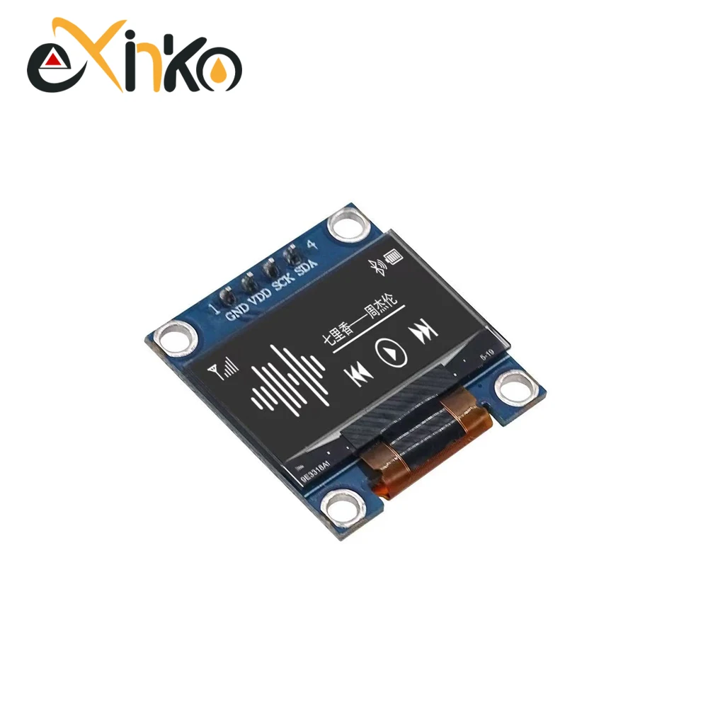0,96-дюймовый модуль oled-дисплея i2c iic spi serial 128x64 жк-дисплей 3 - Фотография_4