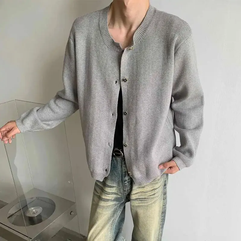 Корейский модный однобортный кардиган - Фотография_2