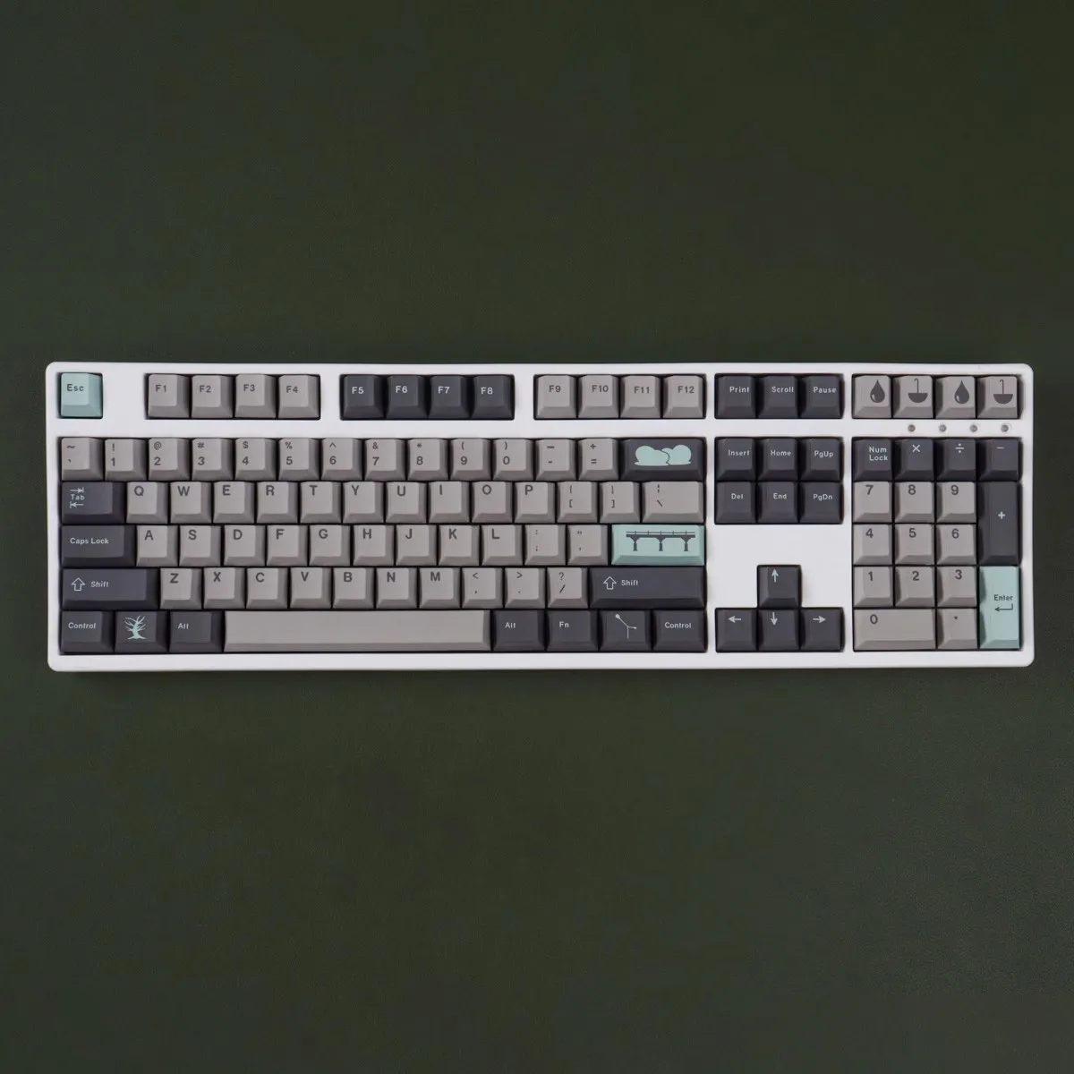 Колпачки для клавиш 129 клавиш gmk в дождливый день - Фотография_2