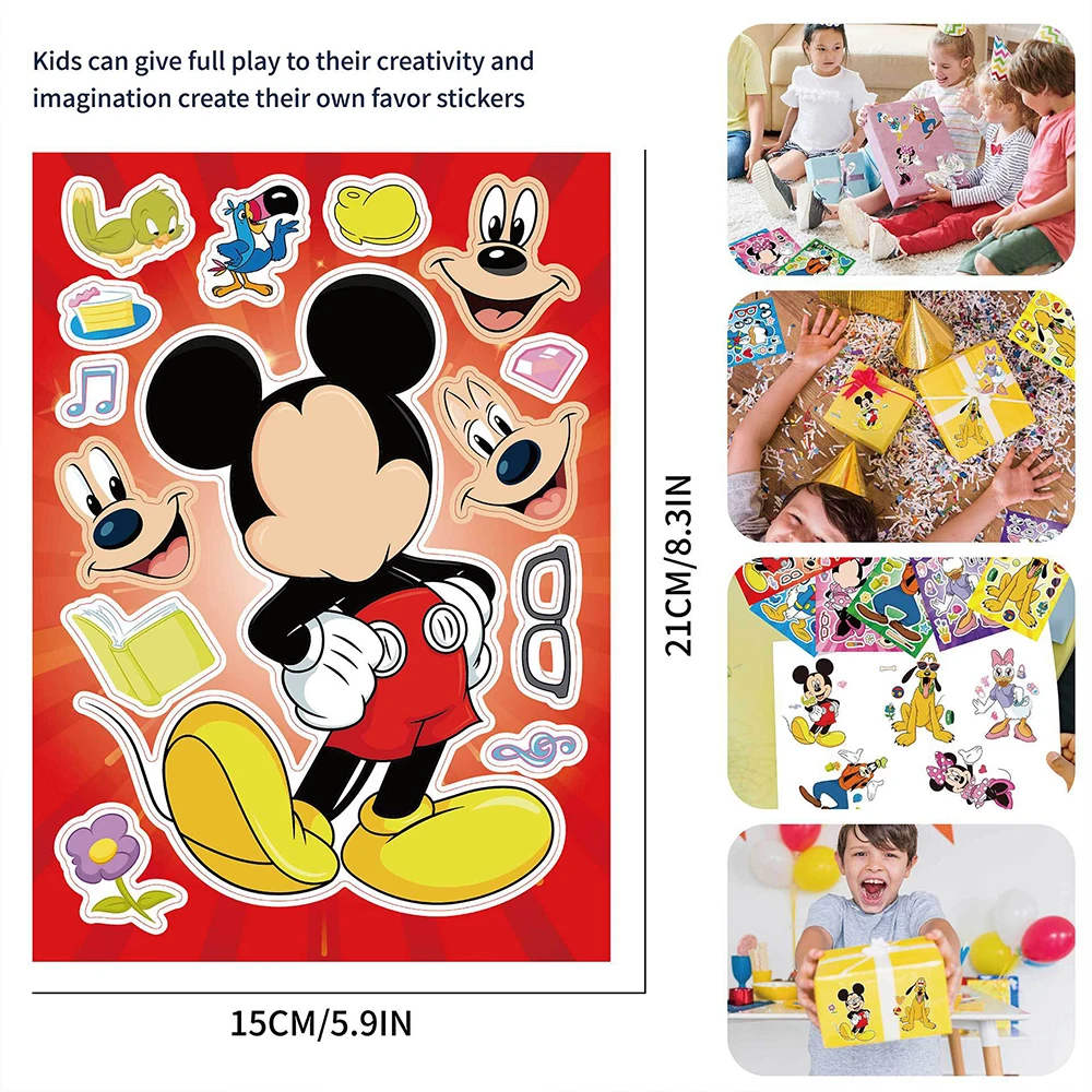 Листов disney make a face наклейки-пазлы - Фотография_2