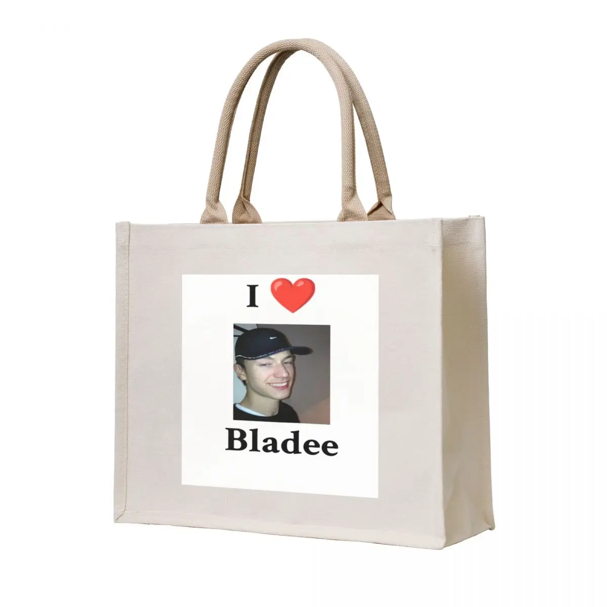 I heart bladee tote bag холщовая