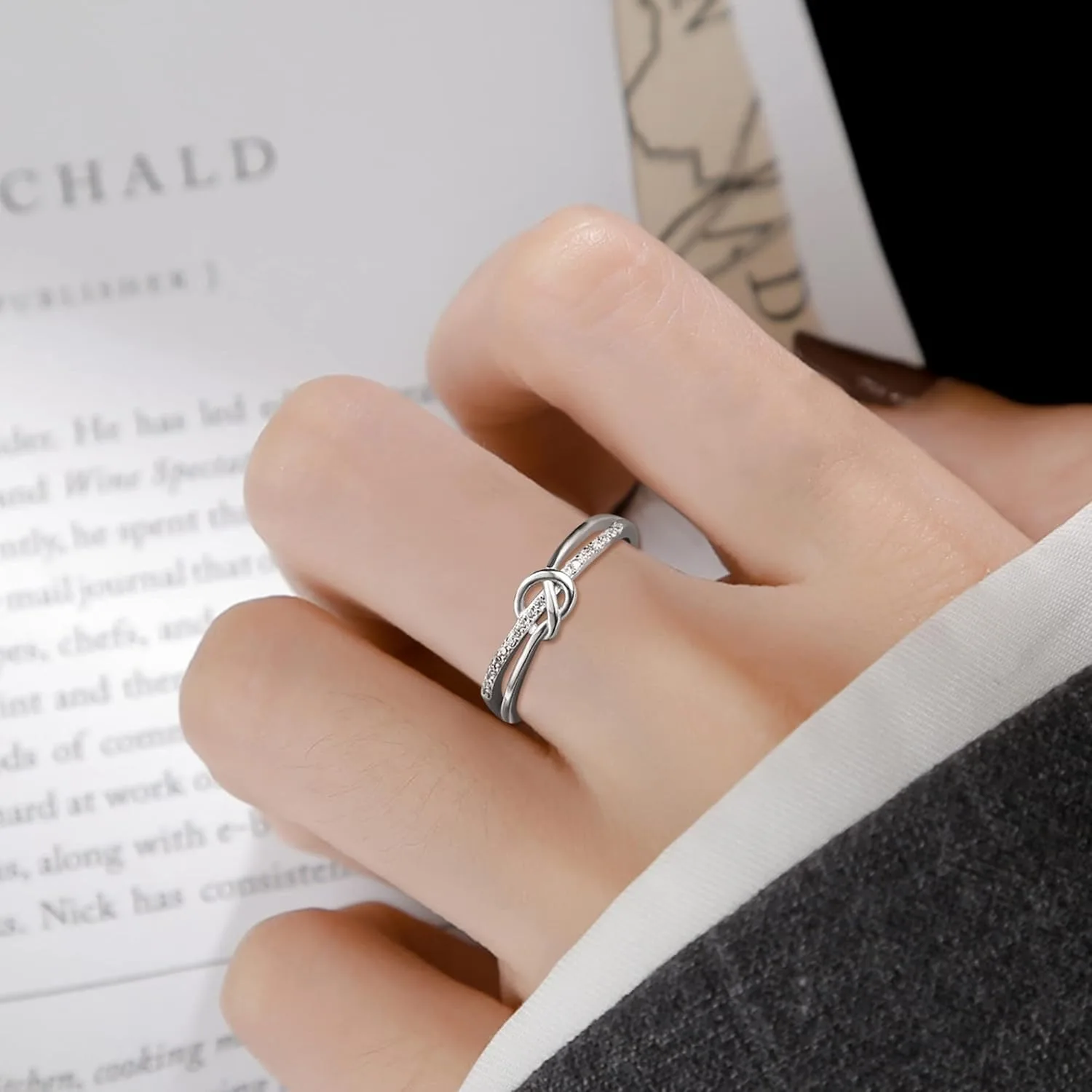 Fansilver кольцо из стерлингового серебра 925 пробы для женщин - Фотография_4