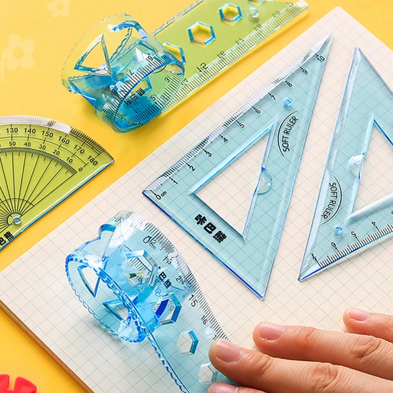 Мягкая линейка школьные принадлежности