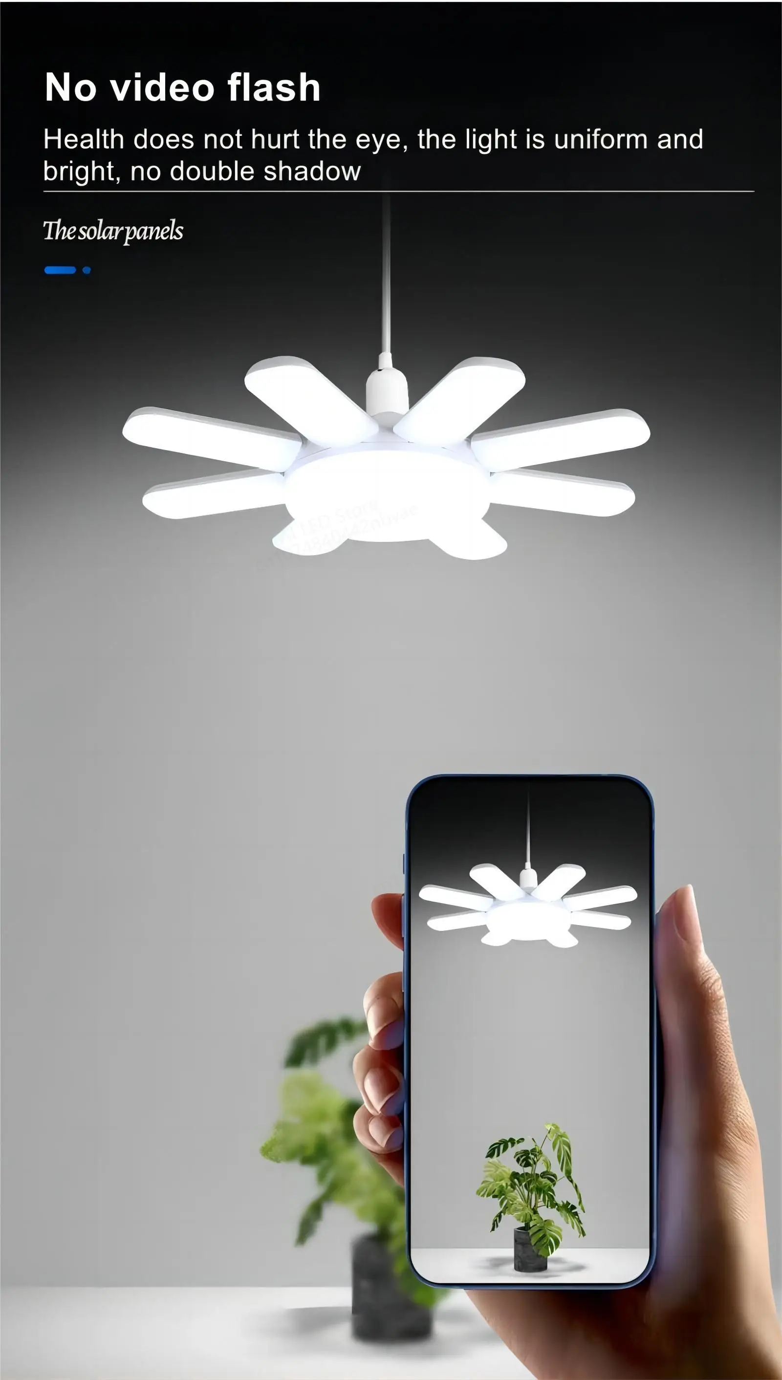 Складная лампа для освещения дома - Фотография_4