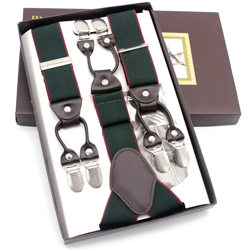 Модные мужские подтяжки tirantes из сплава